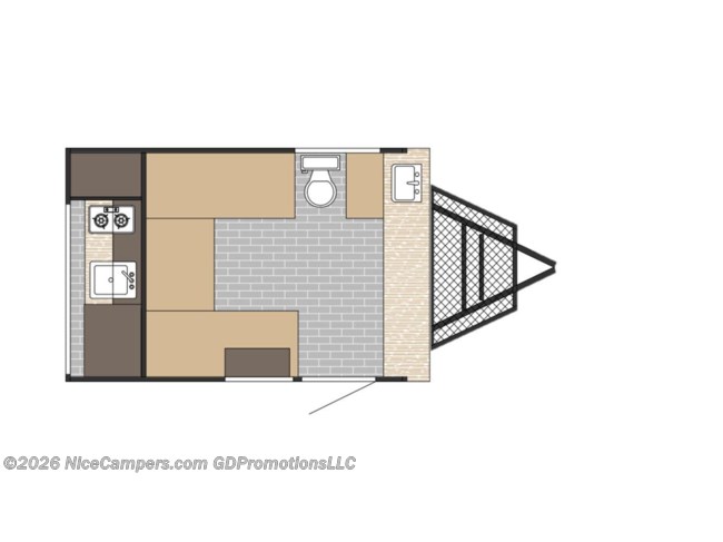 2026 Sunset Park RV SunRay 129 Floorplan