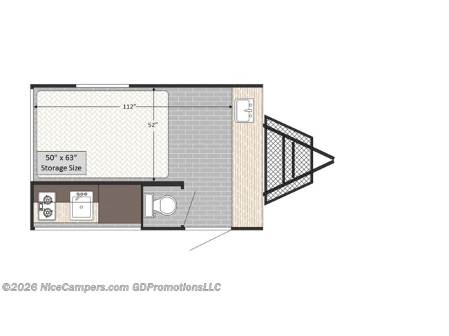 2026 Sunset Park RV SunRay 139T Floorplan