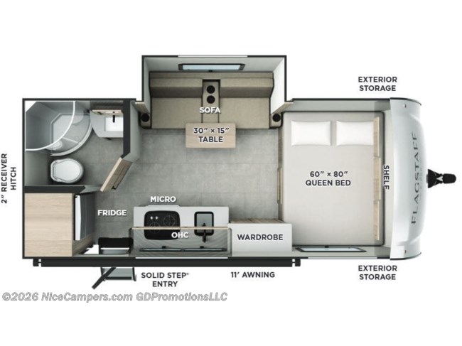 2026 Forest River Flagstaff E-Pro 19LE