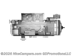 2023 Forest River Flagstaff Super Lite 26RBWS - Used Travel Trailer for sale by NiceCampers.com in Russellville, Arkansas