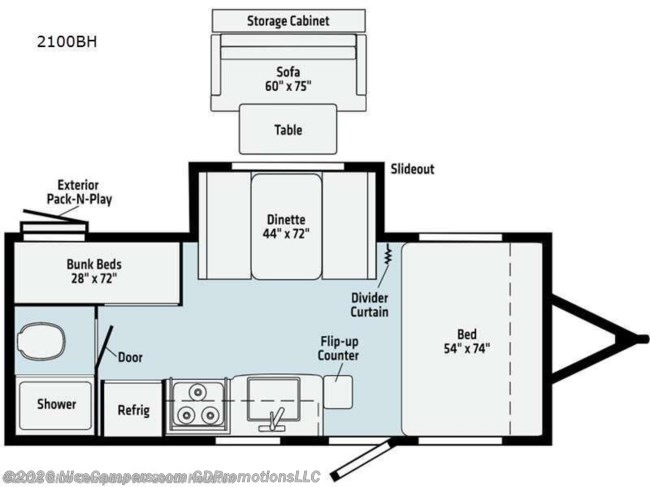 2021 Winnebago Micro Minnie 2100BH