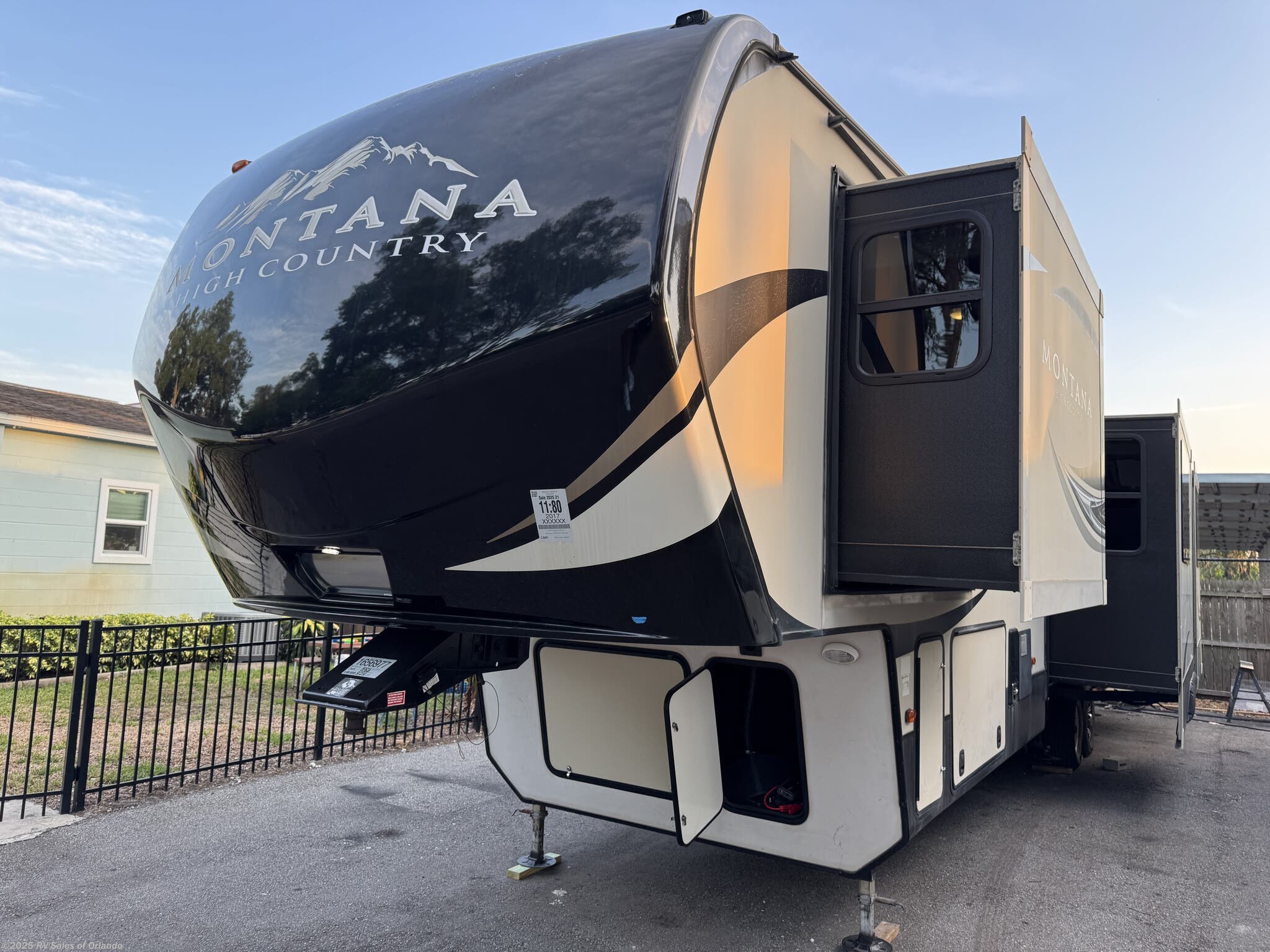Call now about this 2017 Keystone Montana High Country 379RD! 2017 Keystone Montana High Country 379RD - Used Fifth Wheel For Sale by RV Sales of Orlando in Longwood, Florida features Leveling Jacks, Stove Top Burner, Queen Bed, Insulated, Water Heater
