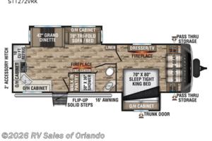 2022 Venture RV SportTrek Touring Edition 272VRK
