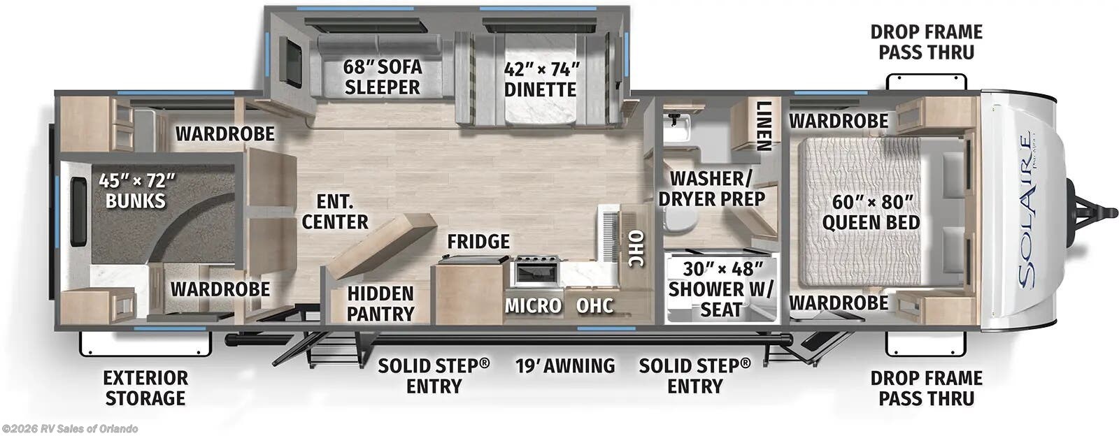 Stock Image for 2025 Palomino 3150TBSS (options and colors may vary)