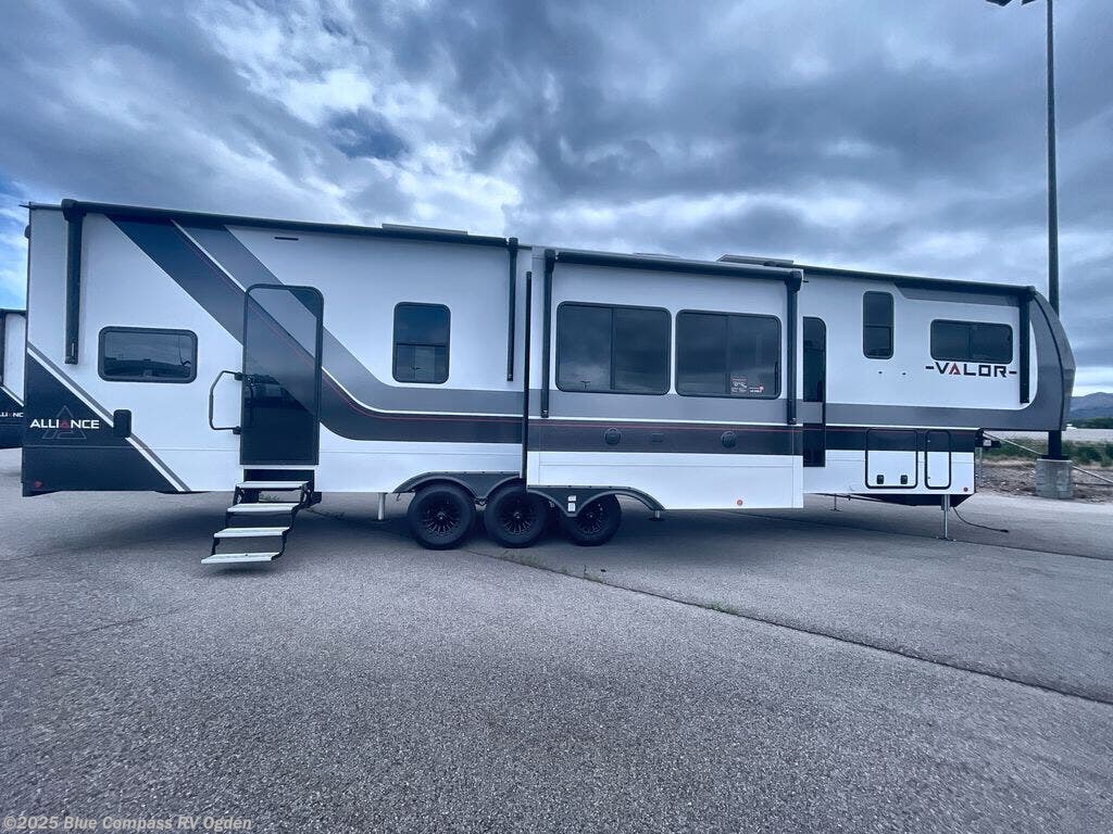 Contact us now about this 2025 Alliance RV Valor 41V16! 2025 Valor 41V16 by Alliance RV from Blue Compass RV Ogden in Marriott-Slaterville, Utah