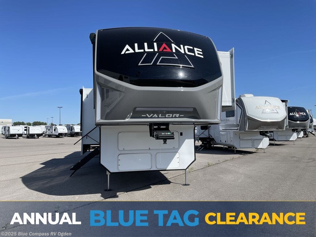 Email now about this 2025 Alliance RV Valor 44V14! New 2025 Alliance RV Valor 44V14 available in Marriott-Slaterville, Utah