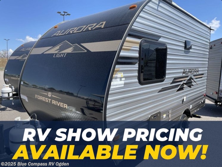 Email now about this 2025 Forest River Aurora Light 13BHX! New 2025 Forest River Aurora Light 13BHX available in Marriott-Slaterville, Utah