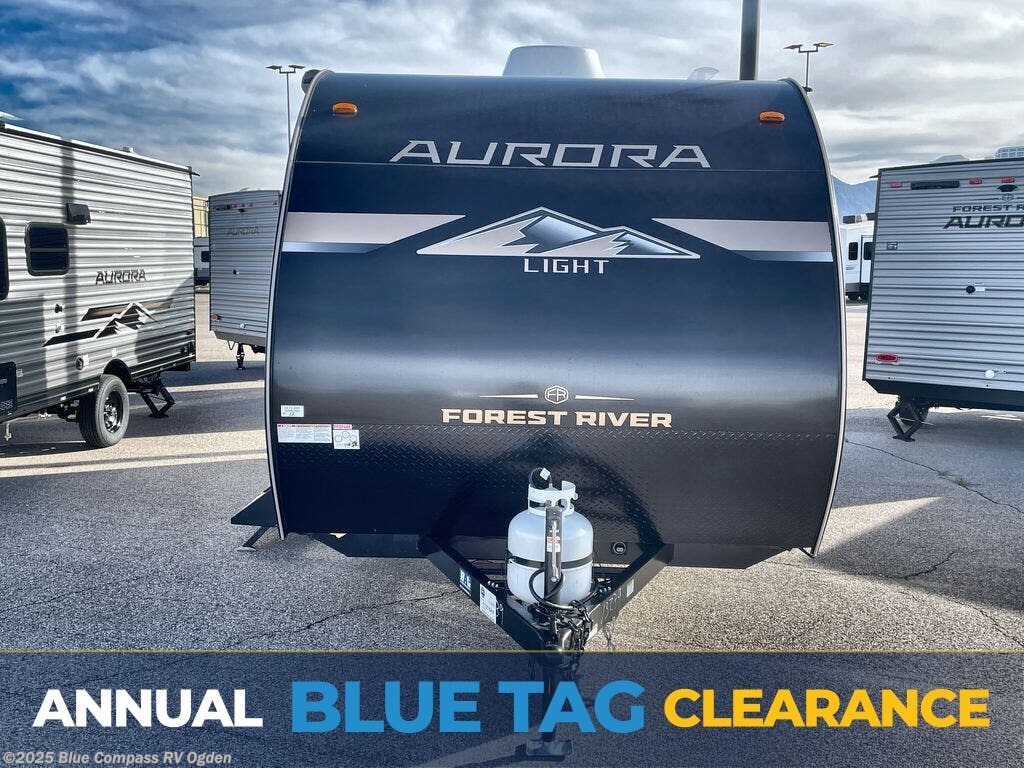 Email now about this 2026 Forest River Aurora Light 15RBX! New 2026 Forest River Aurora Light 15RBX available in Marriott-Slaterville, Utah