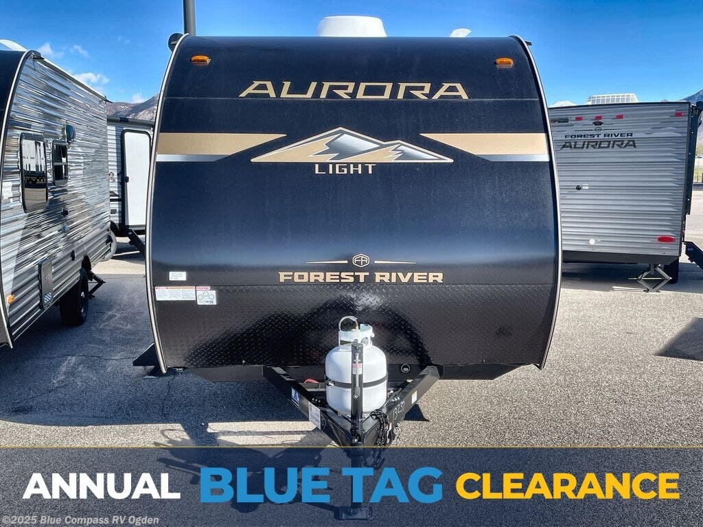 Email now about this 2026 Forest River Aurora Light 15RBX! New 2026 Forest River Aurora Light 15RBX available in Marriott-Slaterville, Utah