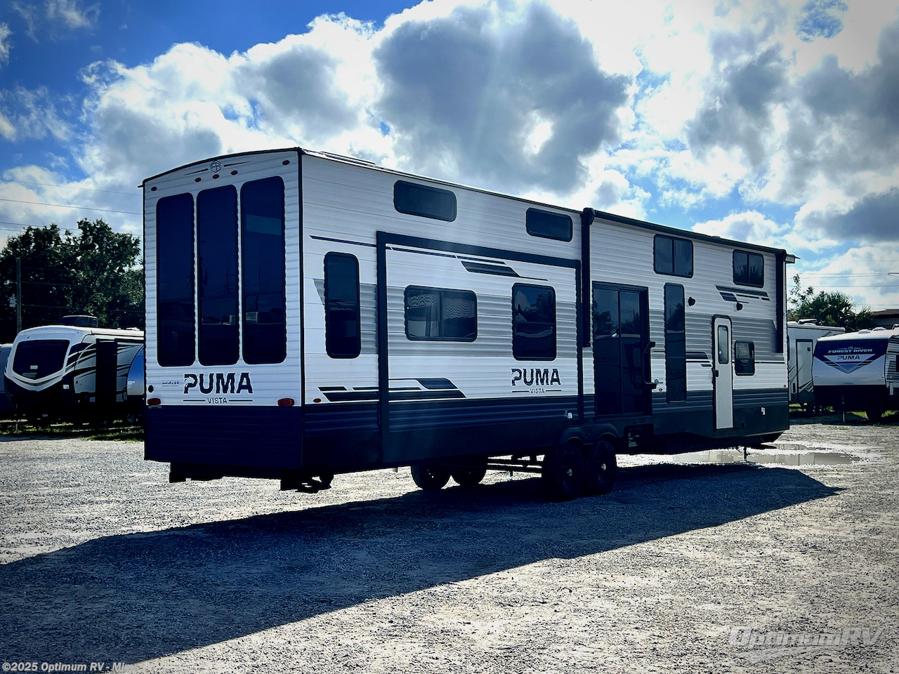 Call now about this 2026 Forest River Puma Vista 401RLFT! 2026 Forest River Puma Vista 401RLFT - New Destination Trailer For Sale by Optimum RV - Mims in Mims, Florida features Slideout, Awning