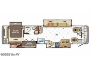 Call now about this 2014 Forest River Berkshire 390BH! Floorplan of 2014 Forest River Berkshire 390BH