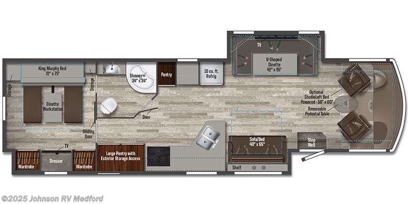 Call now about this 2025 Winnebago Sunstar 34R! 2025 Winnebago Sunstar 34R - New Class A For Sale by Johnson RV Medford in Medford, Oregon