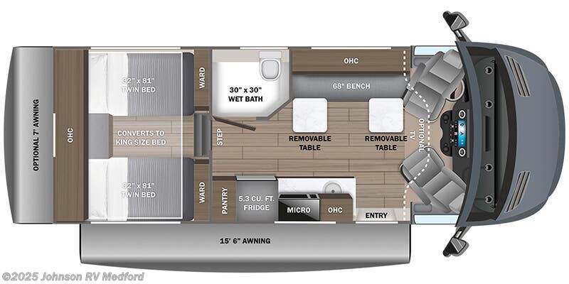 Call now about this 2025 Entegra Coach Condor 23S! 2025 Entegra Coach Condor 23S - New Class C For Sale by Johnson RV Medford in Medford, Oregon