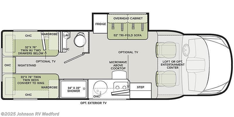 Call now about this 2026 Tiffin Wayfarer 25 TW! 2026 Tiffin Wayfarer 25 TW - New Class C For Sale by Johnson RV Medford in Medford, Oregon