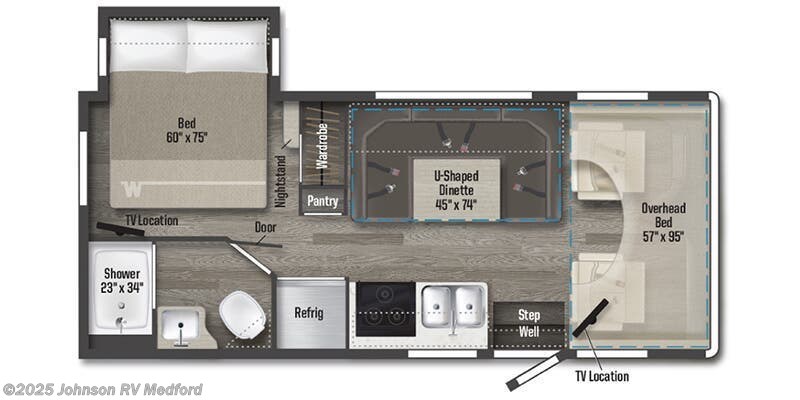 Call now about this 2021 Winnebago Spirit 22M! 2021 Winnebago Spirit 22M - Used Class C For Sale by Johnson RV Medford in Medford, Oregon