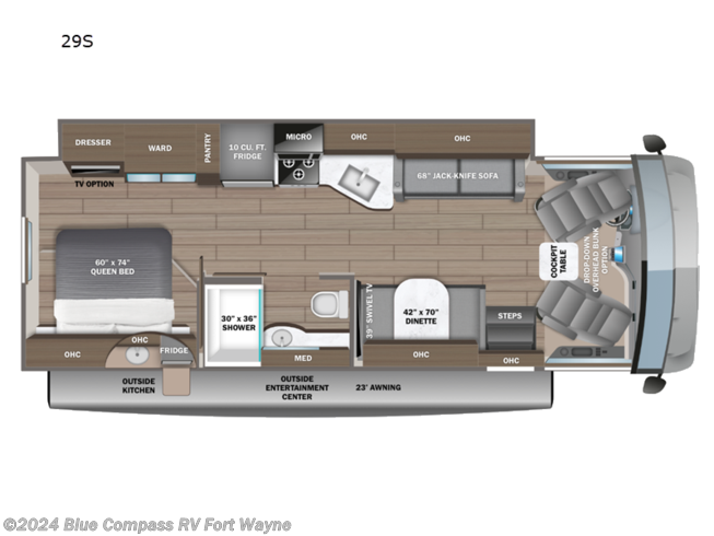 2024 Jayco Alante 29S - New Class A For Sale by Blue Compass RV Fort Wayne in Columbia City, Indiana