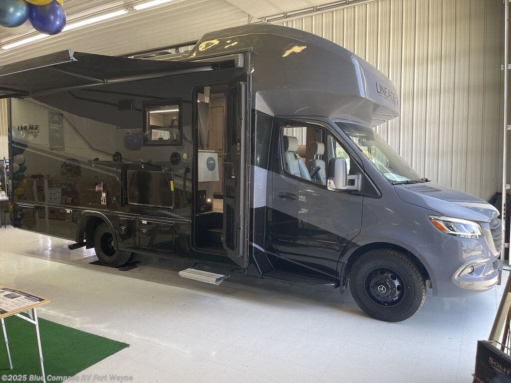 Contact us now about this 2026 Grand Design Lineage Series M 25FW! 2026 Lineage Series M 25FW by Grand Design from Blue Compass RV Fort Wayne in Columbia City, Indiana