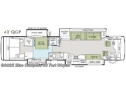 Call now about this 2012 Tiffin Allegro Bus 43 QGP! 2012 Tiffin Allegro Bus 43 QGP - Used Class A For Sale by Blue Compass RV Fort Wayne in Columbia City, Indiana features Slideout