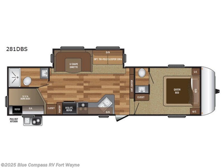 Email now about this 2017 Keystone Hideout 281DBS! Used 2017 Keystone Hideout 281DBS available in Columbia City, Indiana