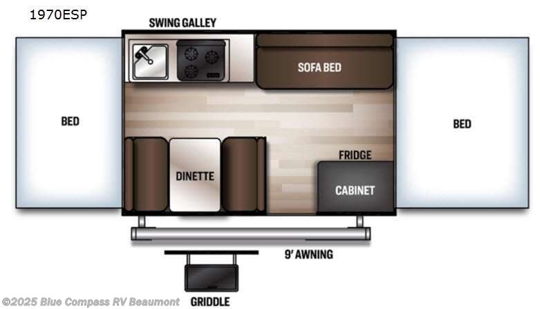 Call now about this 2022 Forest River Rockwood Extreme Sports 1970ESP! 2022 Forest River Rockwood Extreme Sports 1970ESP - Used Popup For Sale by Blue Compass RV Beaumont in Vidor, Texas