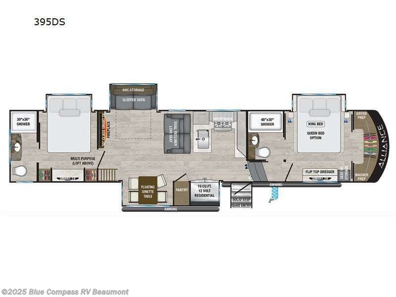 Call now about this 2023 Alliance RV Paradigm 395DS! 2023 Alliance RV Paradigm 395DS - Used Fifth Wheel For Sale by Blue Compass RV Beaumont in Vidor, Texas features Slideout