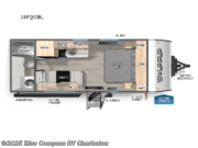 Call now about this 2025 Forest River Cherokee Wolf Pup Black Label 16FQWBL! 2025 Forest River Cherokee Wolf Pup Black Label 16FQWBL - New Travel Trailer For Sale by Blue Compass RV Charleston in Ladson, South Carolina