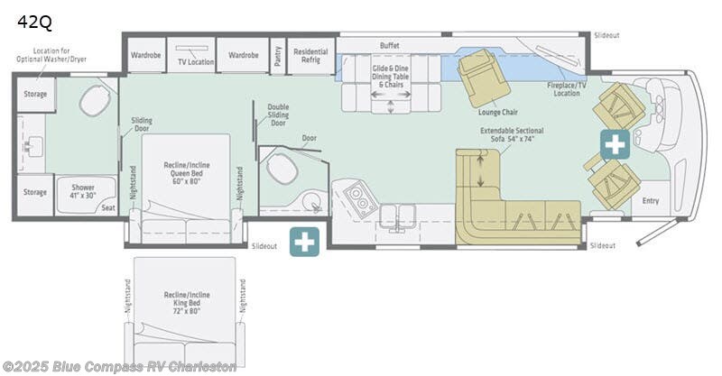 Call now about this 2020 Winnebago Horizon 42q! 2020 Winnebago Horizon 42q - Used Class A For Sale by Blue Compass RV Charleston in Ladson, South Carolina features Slideout
