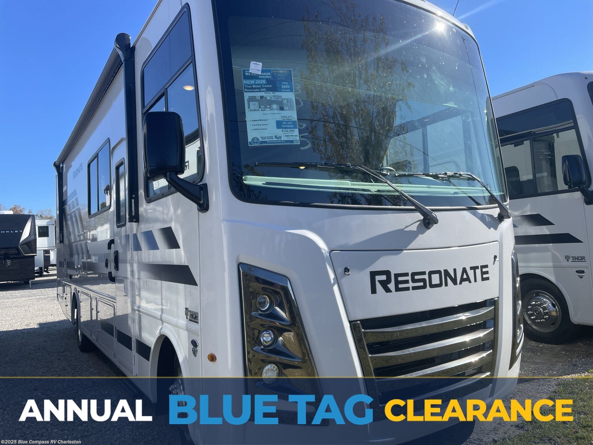 Email now about this 2026 Thor Motor Coach Resonate 29D! New 2026 Thor Motor Coach Resonate 29D available in Ladson, South Carolina