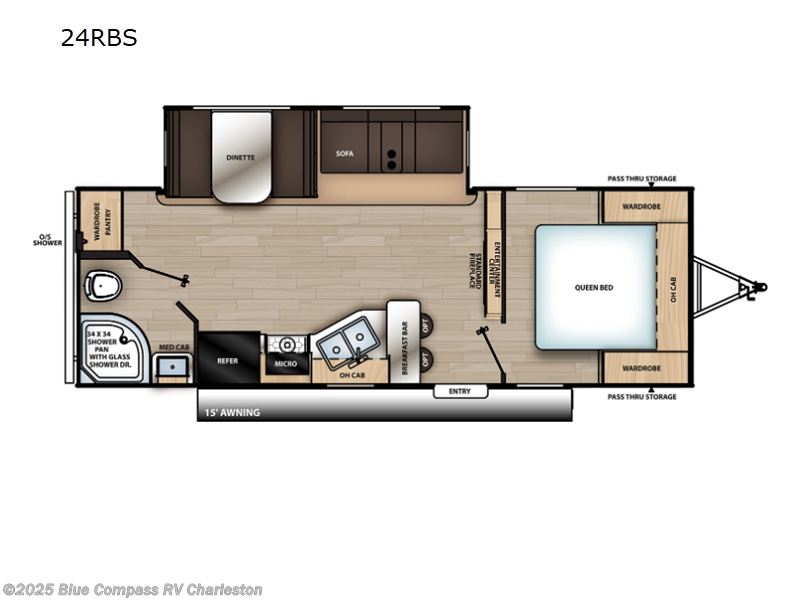 Call now about this 2022 Forest River Aurora 24RBS! 2022 Forest River Aurora 24RBS - Used Travel Trailer For Sale by Blue Compass RV Charleston in Ladson, South Carolina features Slideout