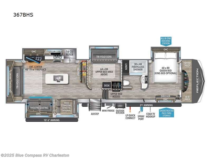 Email now about this 2023 Grand Design Reflection 367BHS! Used 2023 Grand Design Reflection 367BHS available in Ladson, South Carolina