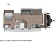 Call now about this 2025 Jayco Jay Feather 26FK! 2025 Jayco Jay Feather 26FK - New Travel Trailer For Sale by Blue Compass RV Jacksonville in Jacksonville, Florida features Slideout