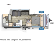 Call now about this 2025 Forest River Campsite Reserve 25MW! 2025 Forest River Campsite Reserve 25MW - Used Travel Trailer For Sale by Blue Compass RV Jacksonville in Jacksonville, Florida features Slideout
