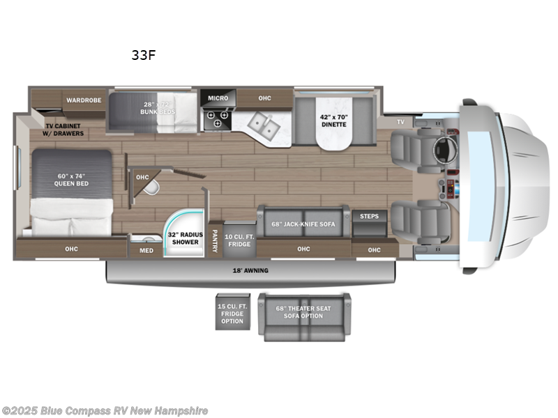 Call now about this 2025 Entegra Coach Esteem XL 33F! 2025 Entegra Coach Esteem XL 33F - New Super C For Sale by Blue Compass RV New Hampshire in Epsom, New Hampshire features Slideout
