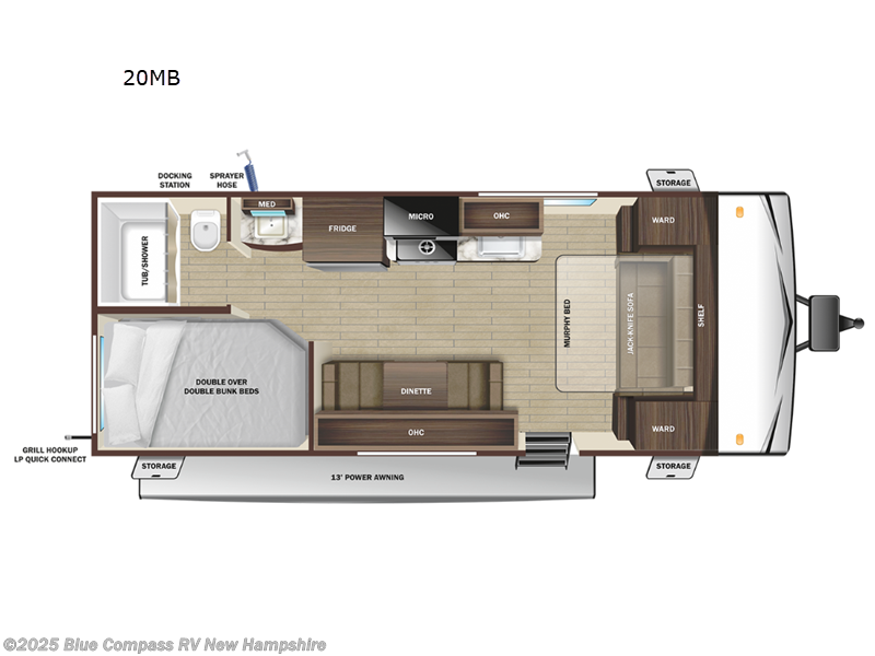 Call now about this 2026 Starcraft Autumn Ridge 20MB! 2026 Starcraft Autumn Ridge 20MB - New Travel Trailer For Sale by Blue Compass RV New Hampshire in Epsom, New Hampshire
