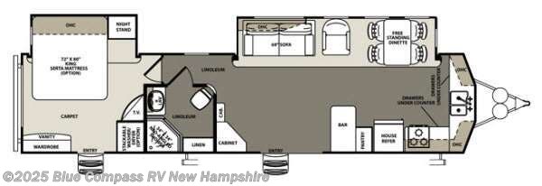 Call now about this 2014 Forest River Sierra 392FK! 2014 Forest River Sierra 392FK - Used Destination Trailer For Sale by Blue Compass RV New Hampshire in Epsom, New Hampshire features Slideout
