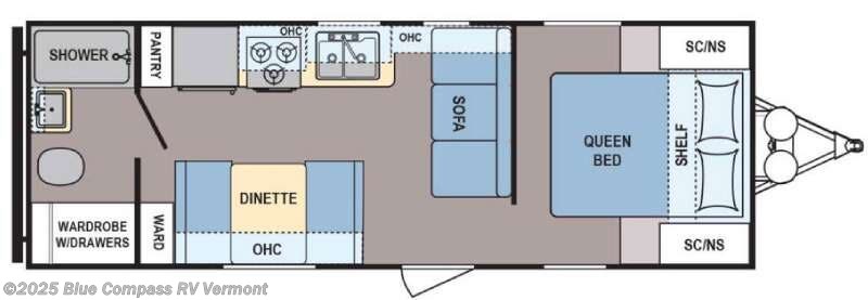Call now about this 2016 Coleman Lantern Series 235QB! 2016 Coleman Lantern Series 235QB - Used Travel Trailer For Sale by Blue Compass RV Vermont in East Montpelier, Vermont
