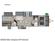 Call now about this 2023 CrossRoads Sunset Trail SS331BH! 2023 CrossRoads Sunset Trail SS331BH - Used Travel Trailer For Sale by Blue Compass RV Vermont in East Montpelier, Vermont features Slideout