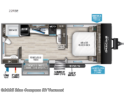 Call now about this 2023 Grand Design Imagine XLS 22RBE! 2023 Grand Design Imagine XLS 22RBE - Used Travel Trailer For Sale by Blue Compass RV Vermont in East Montpelier, Vermont features Slideout