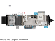 Call now about this 2025 Grand Design Momentum G-Class 31G! 2025 Grand Design Momentum G-Class 31G - New Travel Trailer For Sale by Blue Compass RV Vermont in East Montpelier, Vermont features Slideout