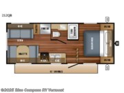 Call now about this 2018 Jayco Jay Flight SLX 8 212QB! 2018 Jayco Jay Flight SLX 8 212QB - Used Travel Trailer For Sale by Blue Compass RV Vermont in East Montpelier, Vermont