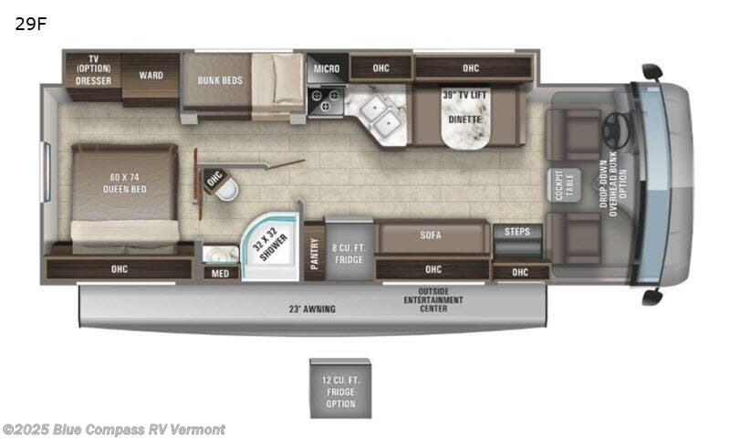 Call now about this 2021 Entegra Coach Vision 29F! 2021 Entegra Coach Vision 29F - Used Class A For Sale by Blue Compass RV Vermont in East Montpelier, Vermont features Slideout
