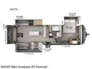 Call now about this 2026 Forest River Rockwood Signature 8337RL! 2026 Forest River Rockwood Signature 8337RL - New Travel Trailer For Sale by Blue Compass RV Vermont in East Montpelier, Vermont features Slideout
