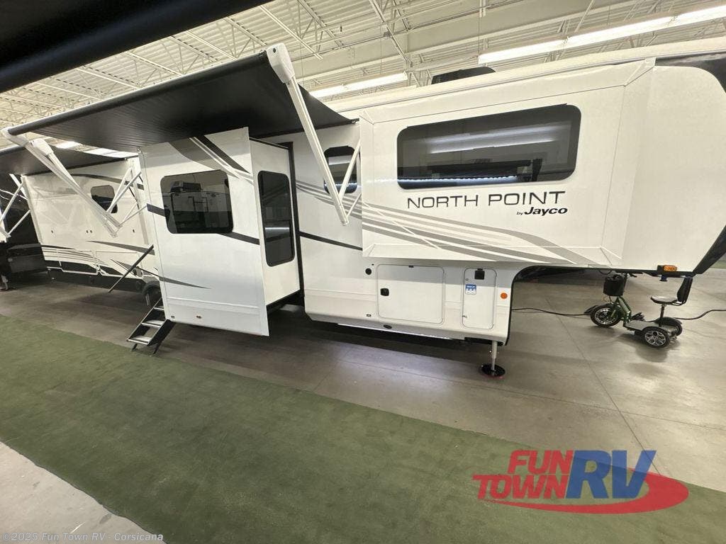Email now about this 2026 Jayco North Point 382FLRB! New 2026 Jayco North Point 382FLRB available in Corsicana, Texas