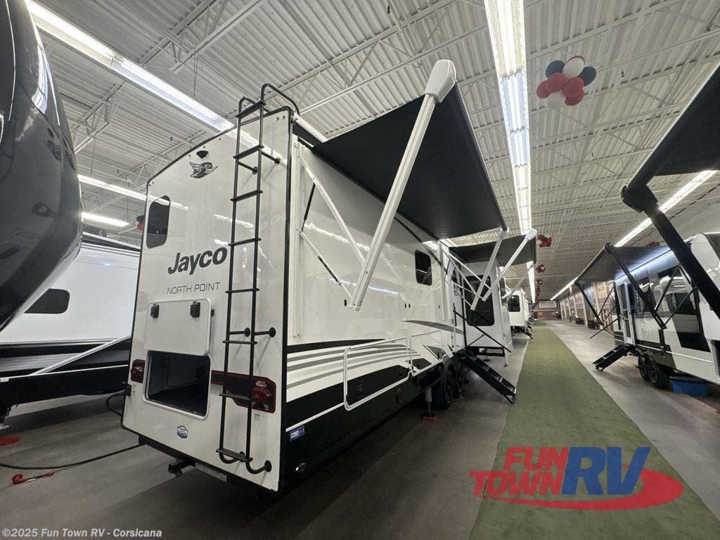 Contact us now about this 2026 Jayco North Point 382FLRB! 2026 North Point 382FLRB by Jayco from Fun Town RV - Corsicana in Corsicana, Texas
