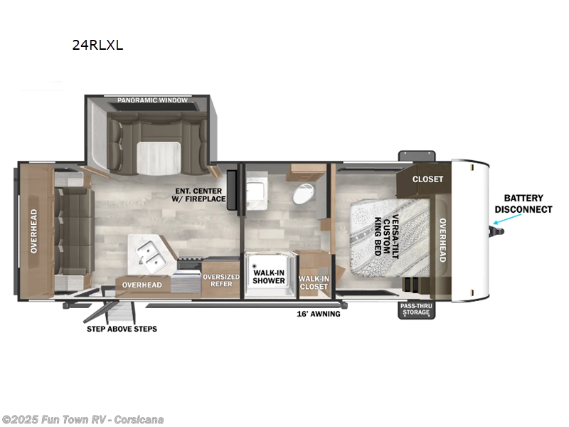 Call now about this 2025 Forest River Salem Cruise Lite 24RLXL! 2025 Forest River Salem Cruise Lite 24RLXL - Used Travel Trailer For Sale by Fun Town RV - Corsicana in Corsicana, Texas features Slideout