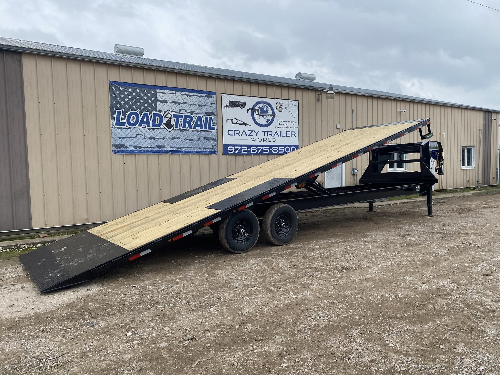 8x30 Tilt Deck Trailer For Sale New Load Trail GE 102x30 Gooseneck