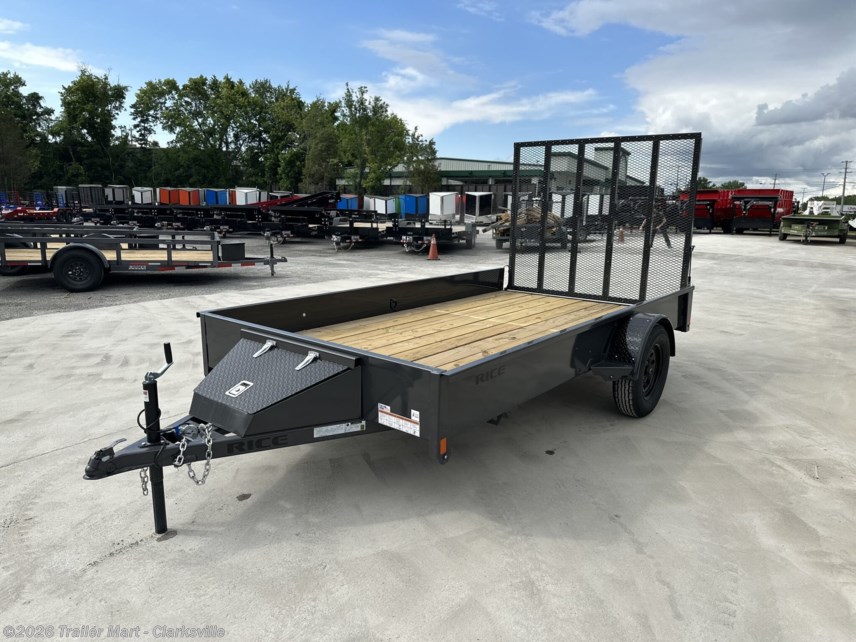 New 2023 Rice Trailers 6x12 Solid Side Utility available in Clarksville, Tennessee