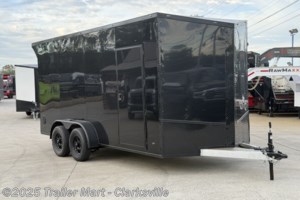 2025 Steel Pines Cargo Black Label Aluminum 7x16' Enclosed