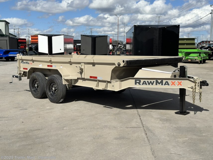 New 2025 RawMaxx 7x14 14k LowPro Dump W/ Hyd Jack available in Clarksville, Tennessee