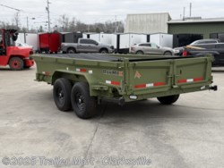 2024 7x14 14k LowPro Dump W/ Hyd Jack by RawMaxx from Trailer Mart - Clarksville in Clarksville, Tennessee